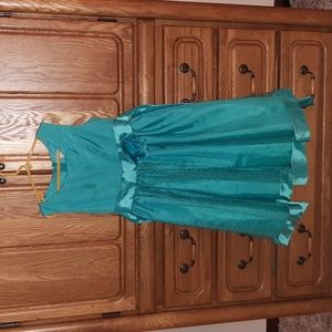 Rare editions size 7 blue dress